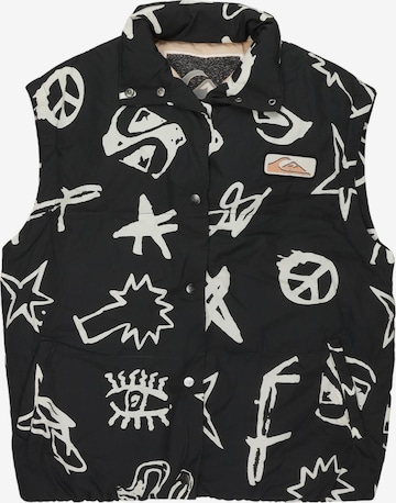 QUIKSILVER Weste S in Schwarz: Vorderseite