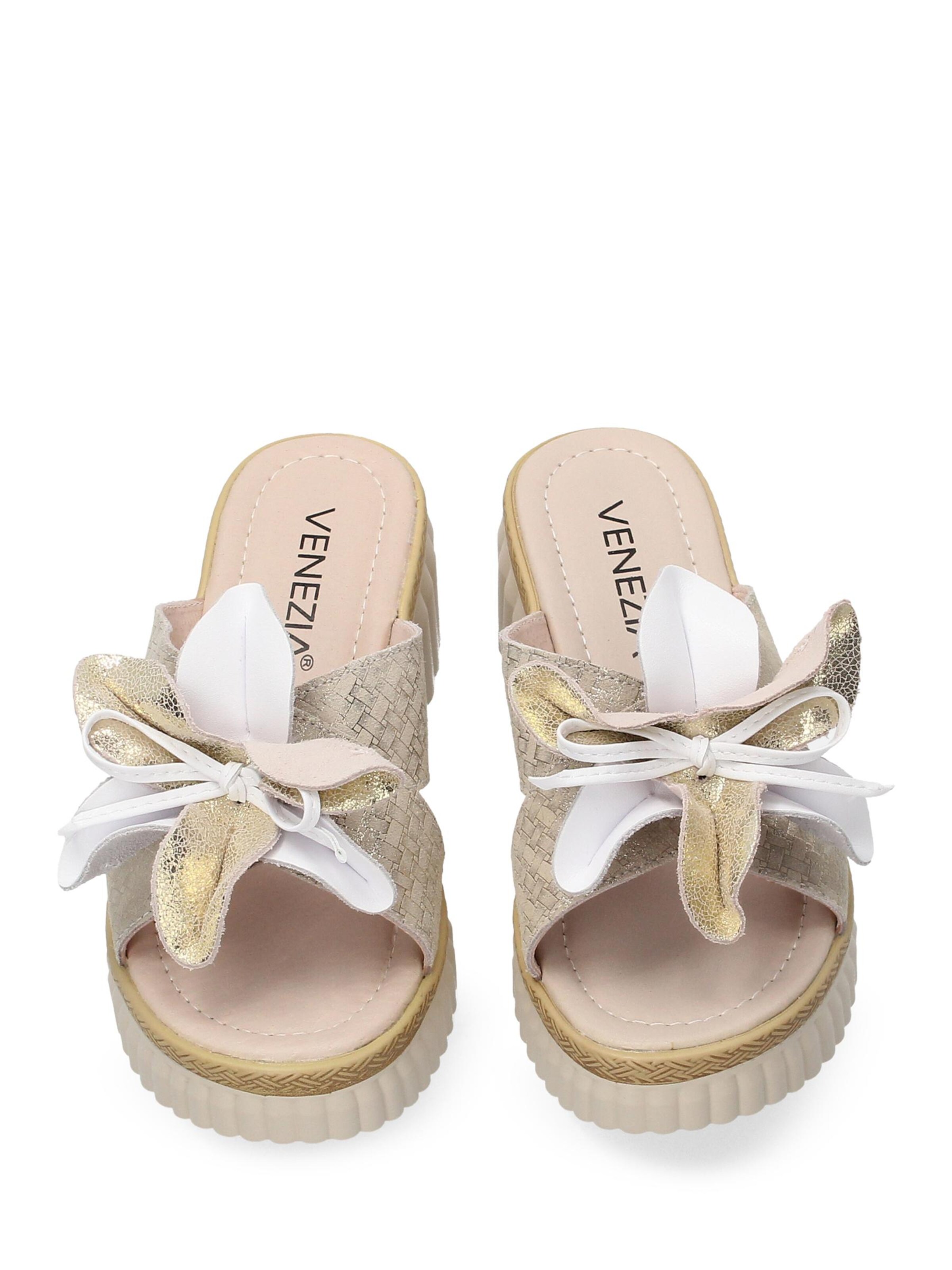 VENEZIA Pantolette 'Venezia' in Beige
