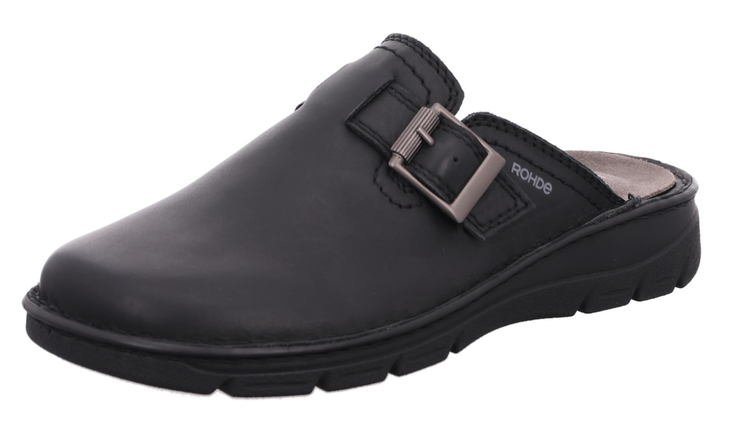 ROHDE Clogs in Black: front
