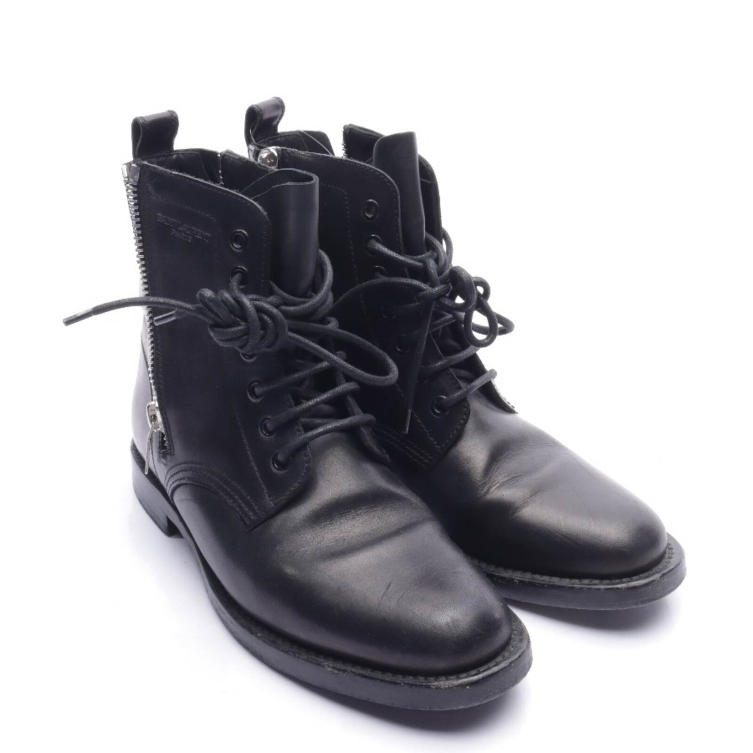 Saint Laurent Stiefeletten 37 in Schwarz: Vorderseite