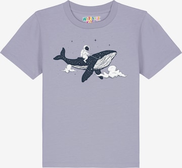 watabout.kids Shirt 'Spacewhale' in Purple: front
