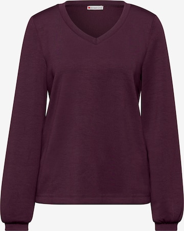 STREET ONE Mikina - Fialová: predná strana