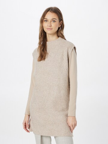 ICHI - Jersey en beige: frente