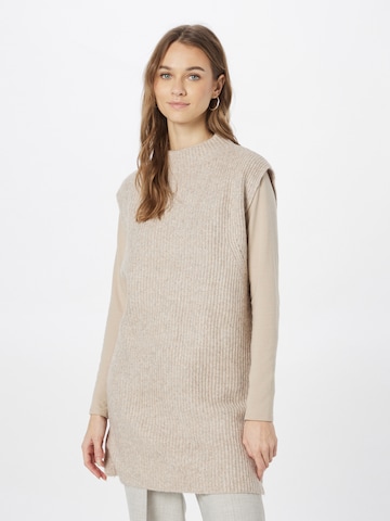 Pullover di ICHI in beige: frontale