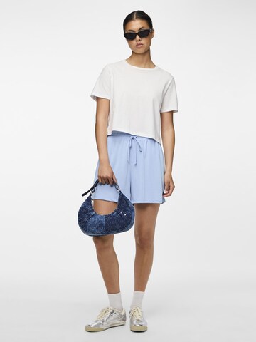 PIECES Regular Broek 'PCAnora' in Blauw