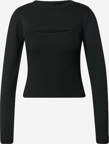 ONLY Sweater 'PEACH' in Black: front