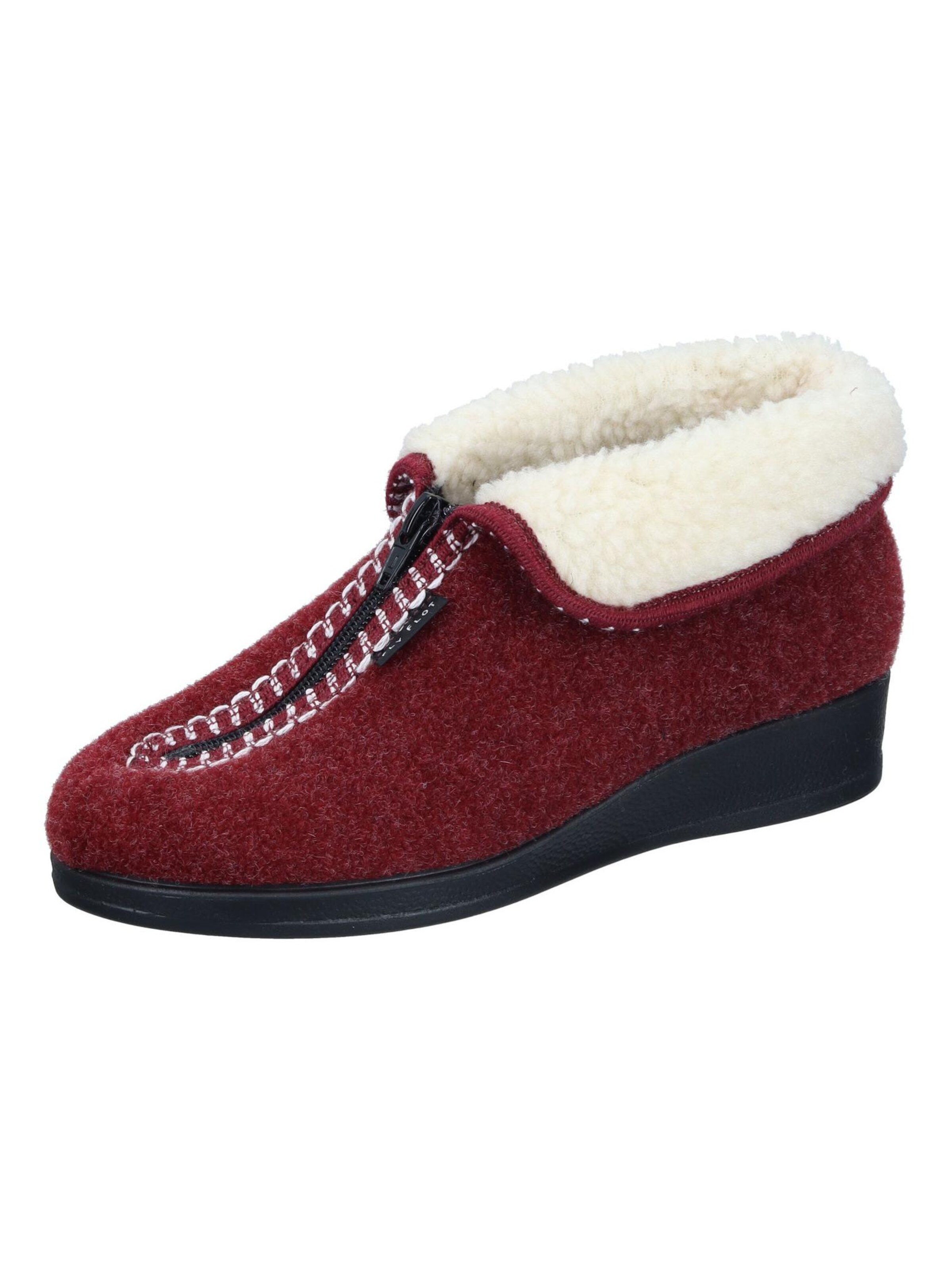 FLY FLOT Hausschuh‌‌‌ in Rot: Vorderseite