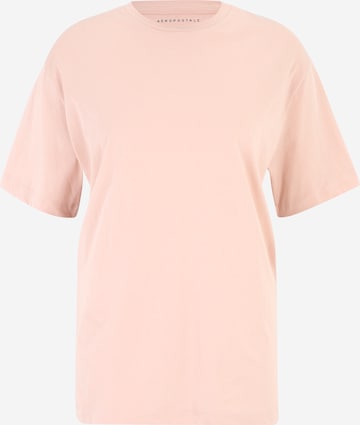 T-shirt AÉROPOSTALE en rose : devant