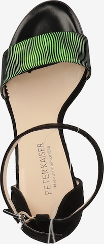 Sandales à lanières PETER KAISER en noir