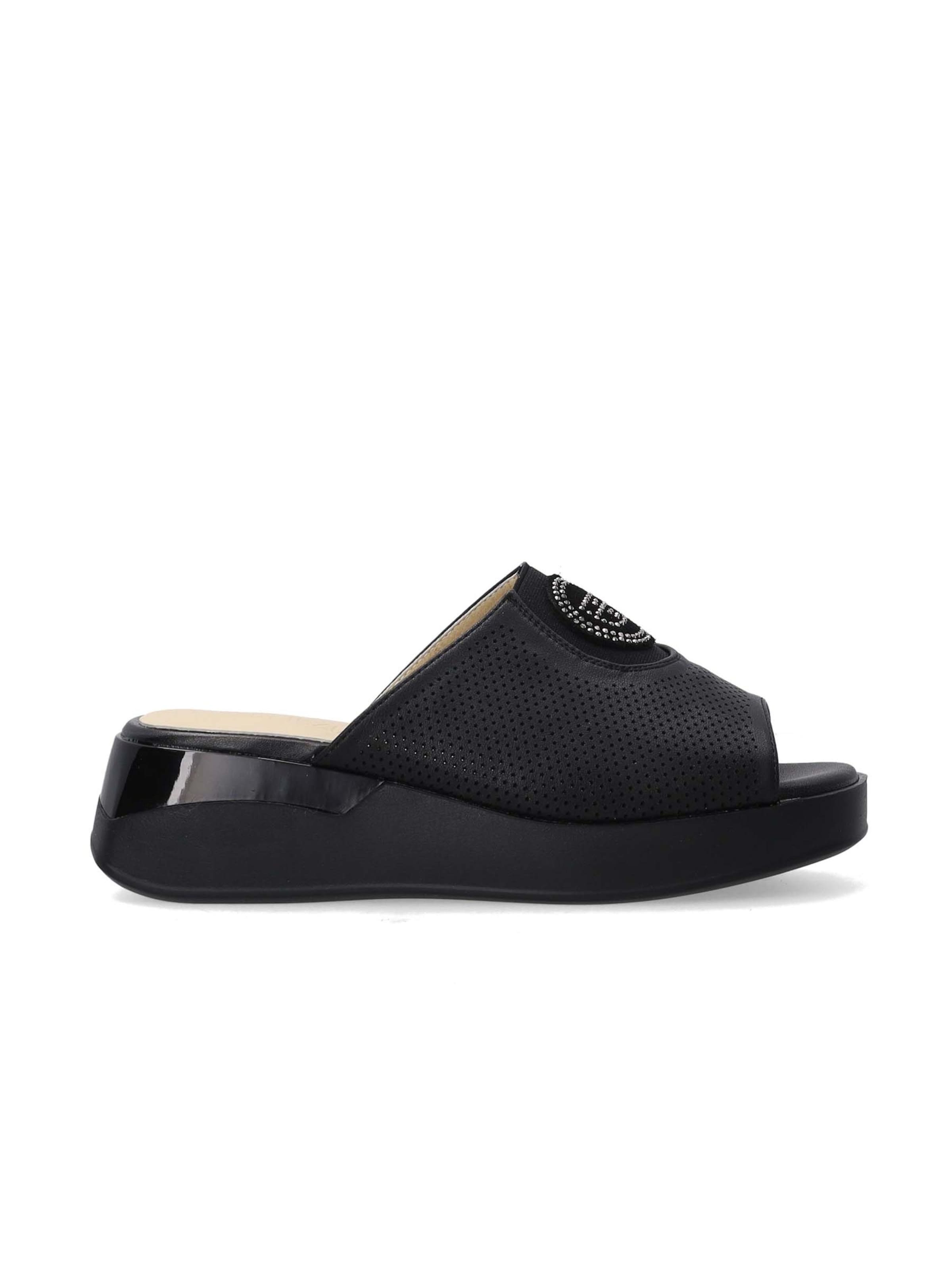 VENEZIA Mules 'Venezia' in Black: front