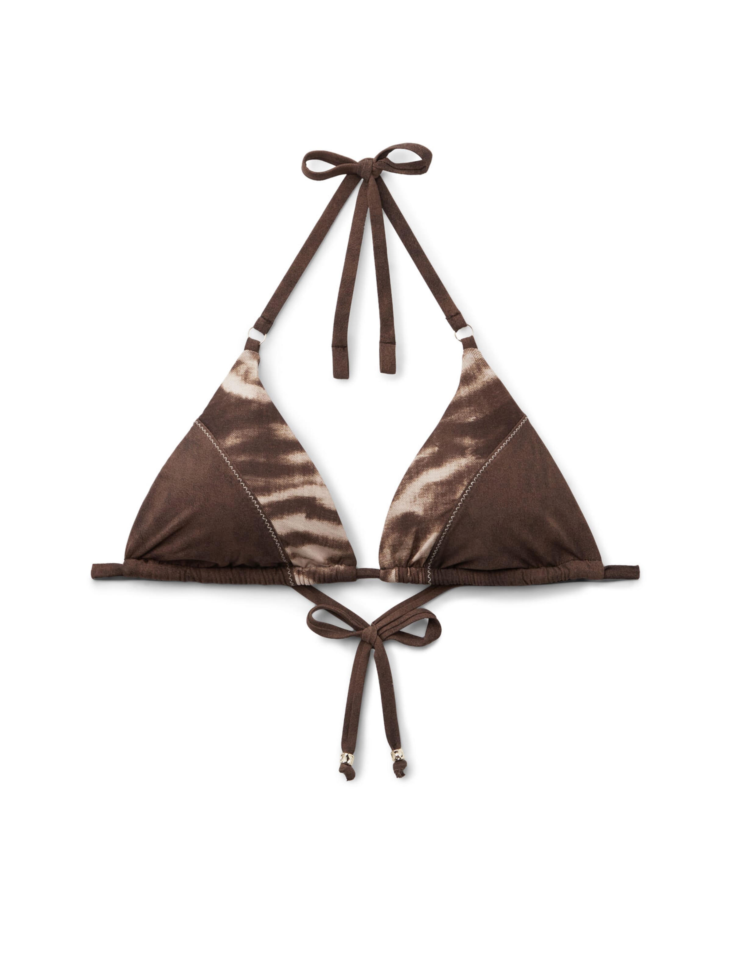 CALZEDONIA Bikini Top 'Brown Suede' in 70-80 in Brown, Item view