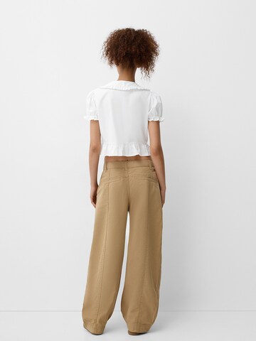 Bershka Blus i vit