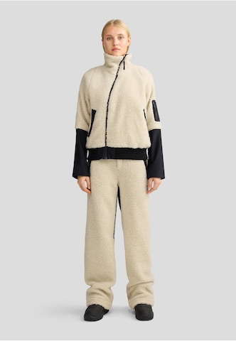 Giacca di pile 'Hill' di elho in bianco