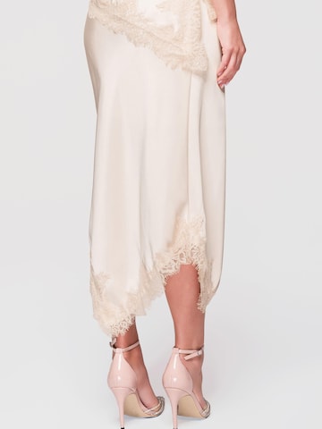 Gonna di Ombre in beige