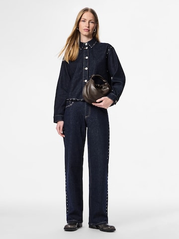 Camicia da donna 'PCKarla' di PIECES in blu