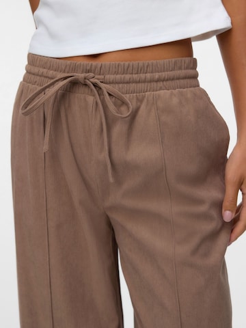 VERO MODA - Pierna ancha Pantalón en marrón