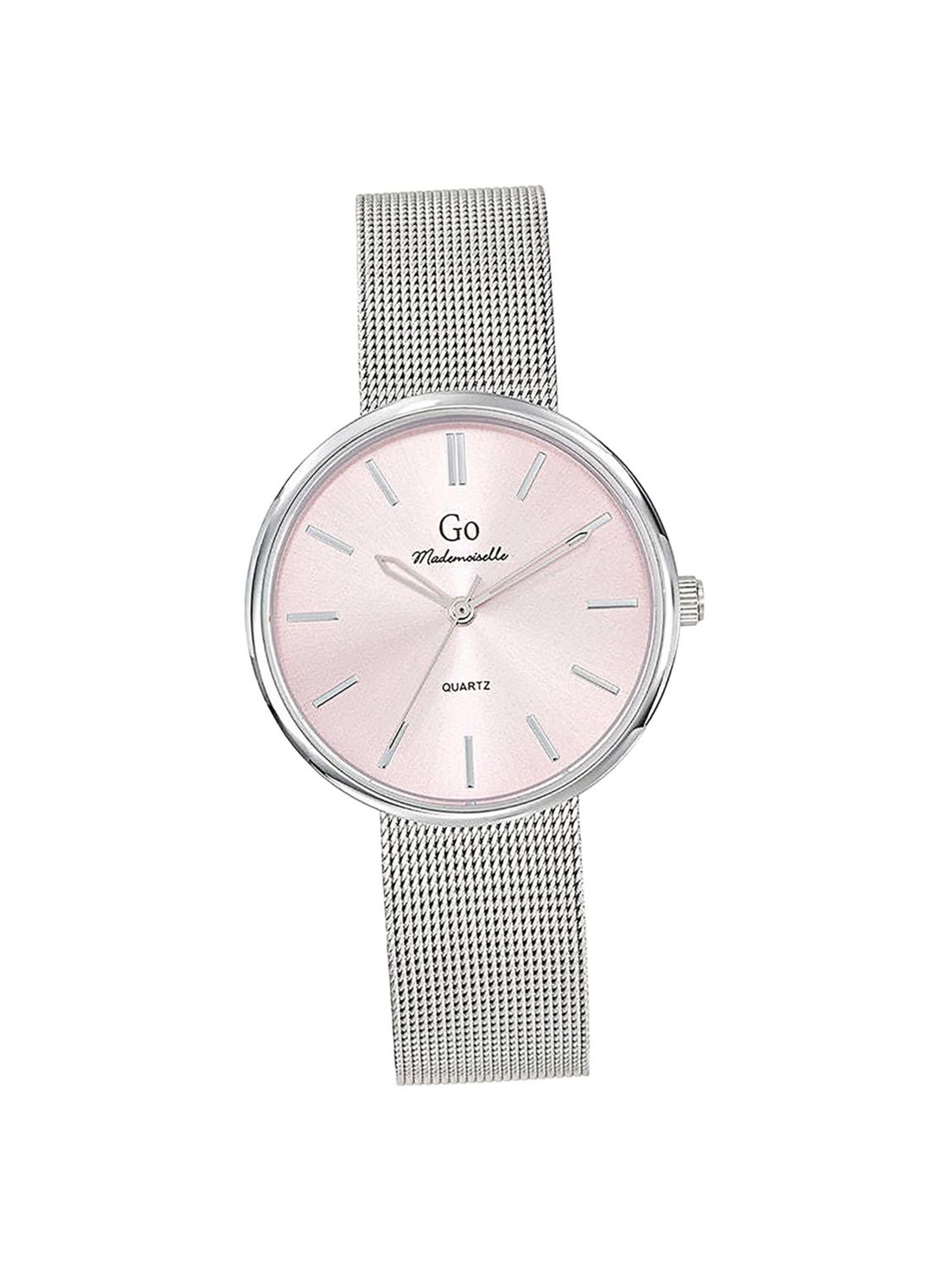 Montre à affichage analogique GO GirlOnly en argent : devant