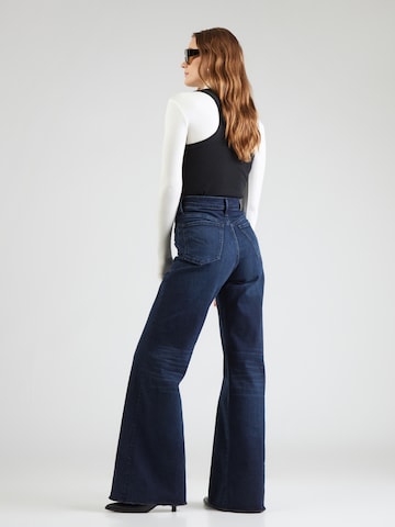 G-STARFlared/zvonoliki kroj Traperice 'Deck' - plava boja: stražnji dio