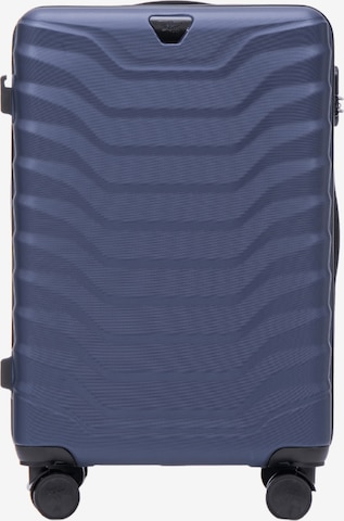 Valisette 'PEAFOWL' WINGS en bleu : devant