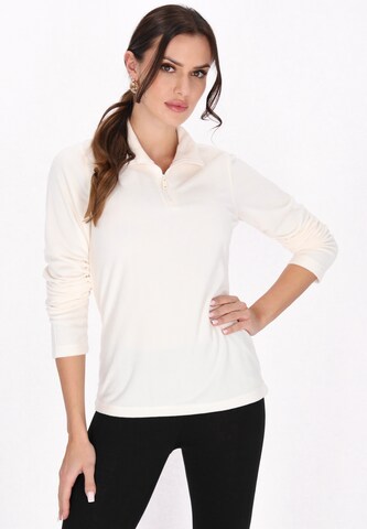 faina Athlsr - Pullover em branco: frente