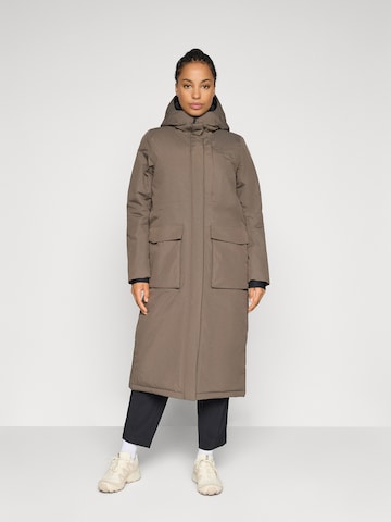 Didriksons Outdoor coat 'LEYA' in Brown: front