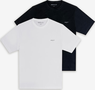 883Police Tričko 'Duocas' – černá: přední strana