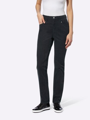regular Pantaloni di heine in nero: frontale
