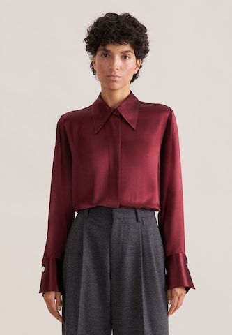 SEIDENSTICKER Blouse in Rood: voorkant