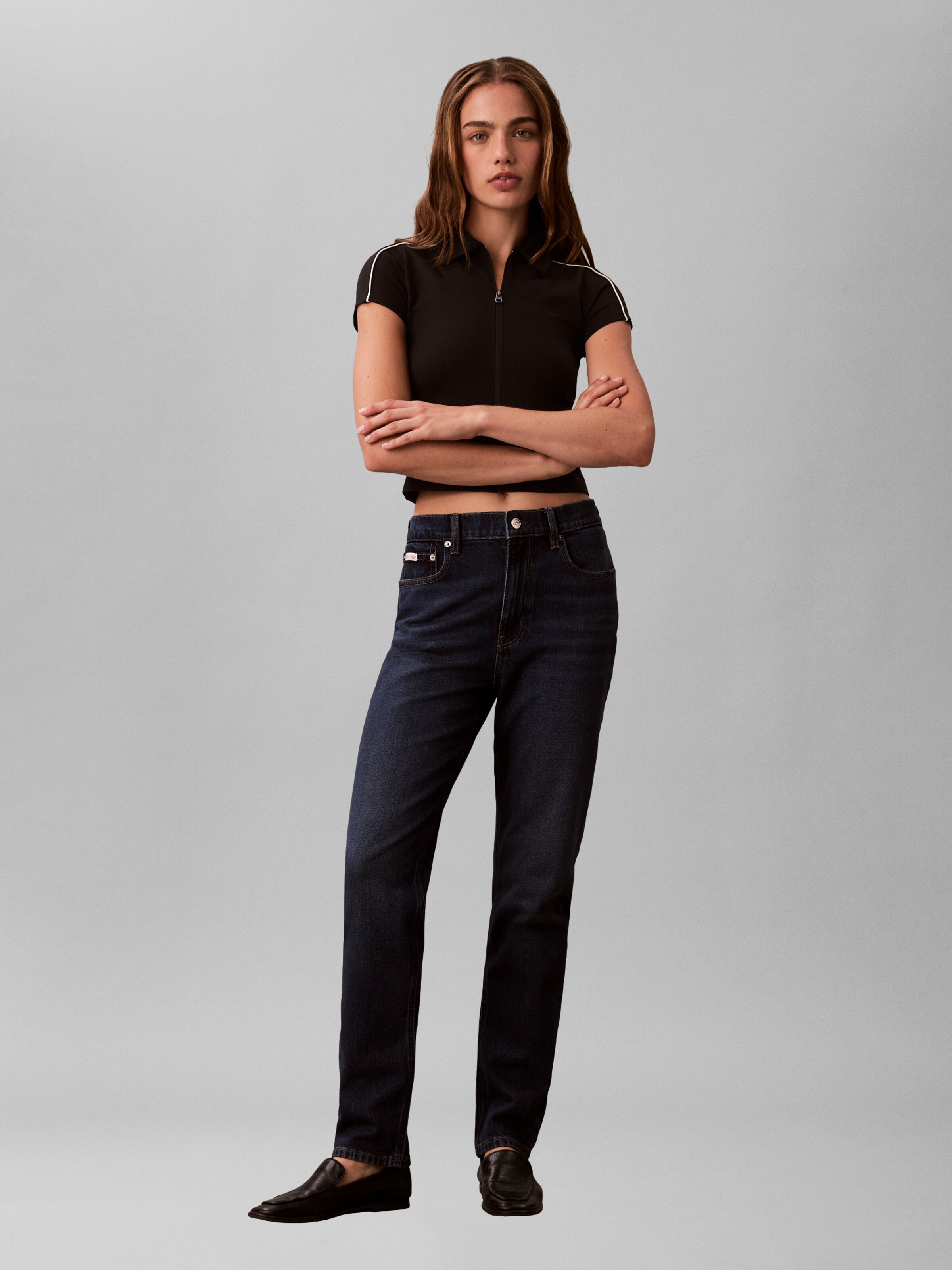 Calvin Klein Jeans Regular Jeans 'DELAWARE' in Blue: front