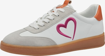 Baskets basses MARCO TOZZI by GUIDO MARIA KRETSCHMER en blanc : devant