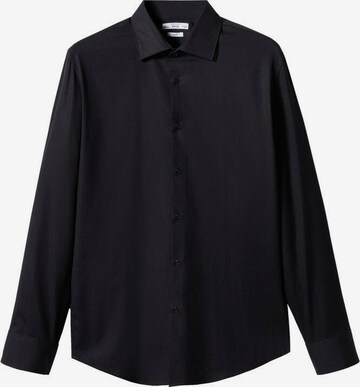 MANGO MAN Button Up Shirt 'Emeritol' in Black: front