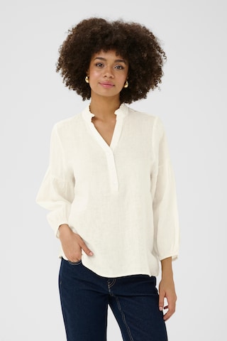 CULTURE Bluse 'Molly' i hvid: forside