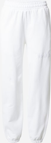 PUMA Tapered Trousers in White: front