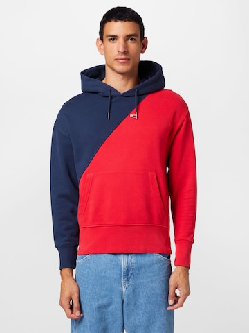 Tommy Jeans Sweatshirt i blå: framsida