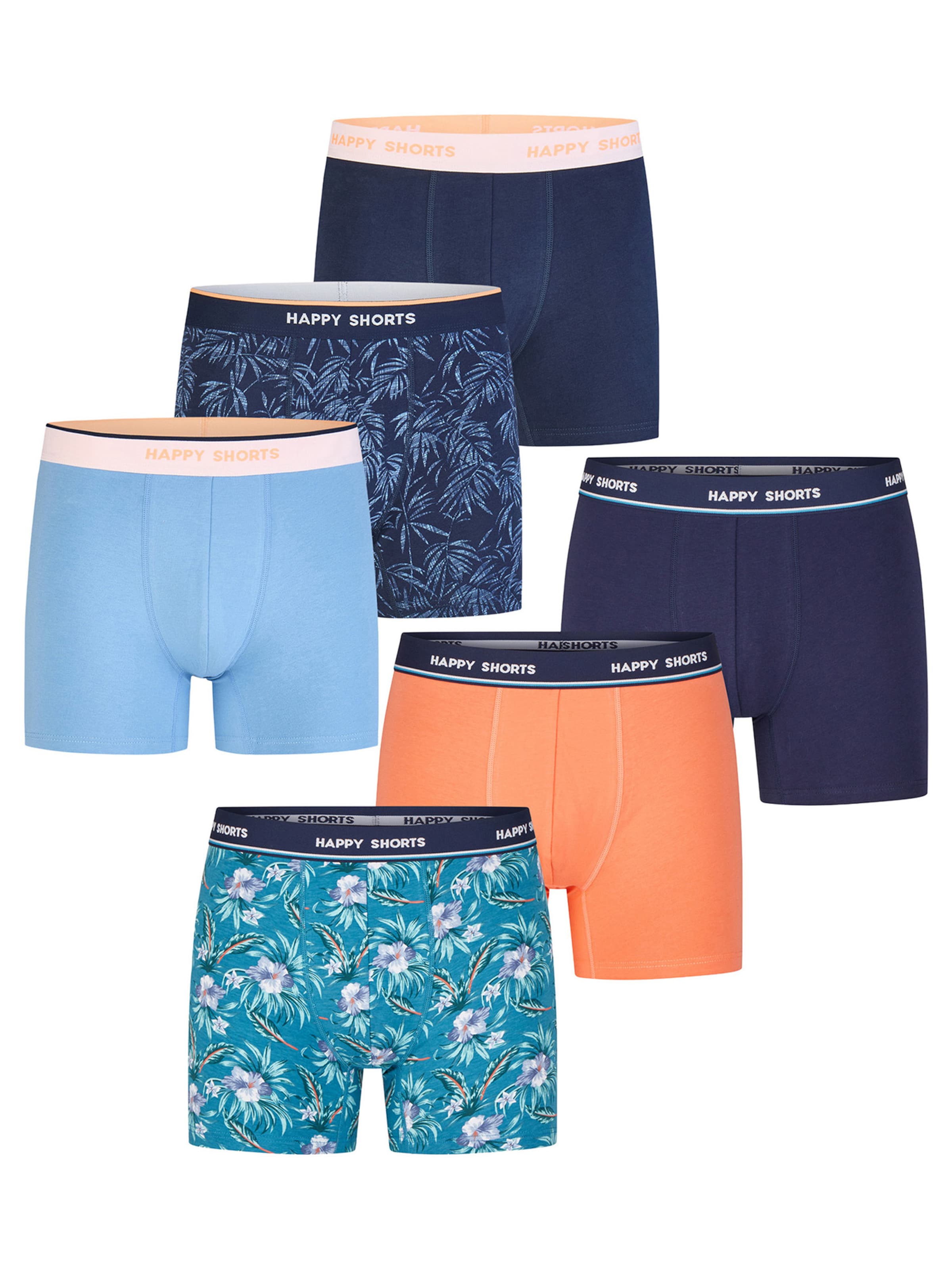 Happy Shorts - Boxers ' Tropic-Prints ' em mistura de cores: frente