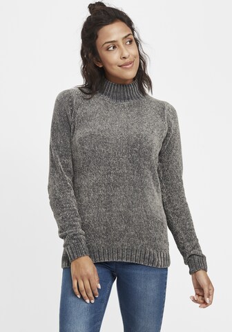 Oxmo Pullover 'Estella' in Grau: predná strana