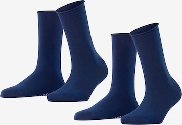 Chaussettes FALKE en bleu : devant