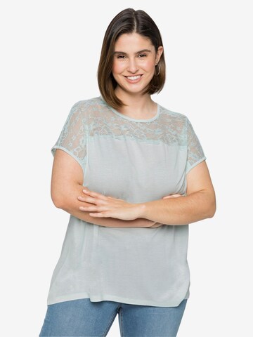 SHEEGO Blouse in Blue: front