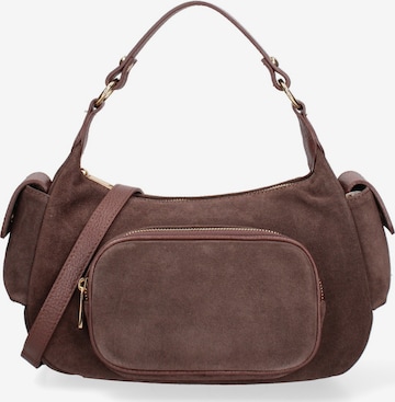 Gave Lux Schoudertas in Bruin: voorkant