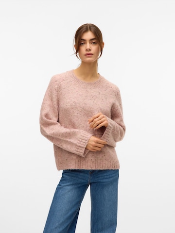 Pulover 'VMINGRID' de la VERO MODA pe roz: față