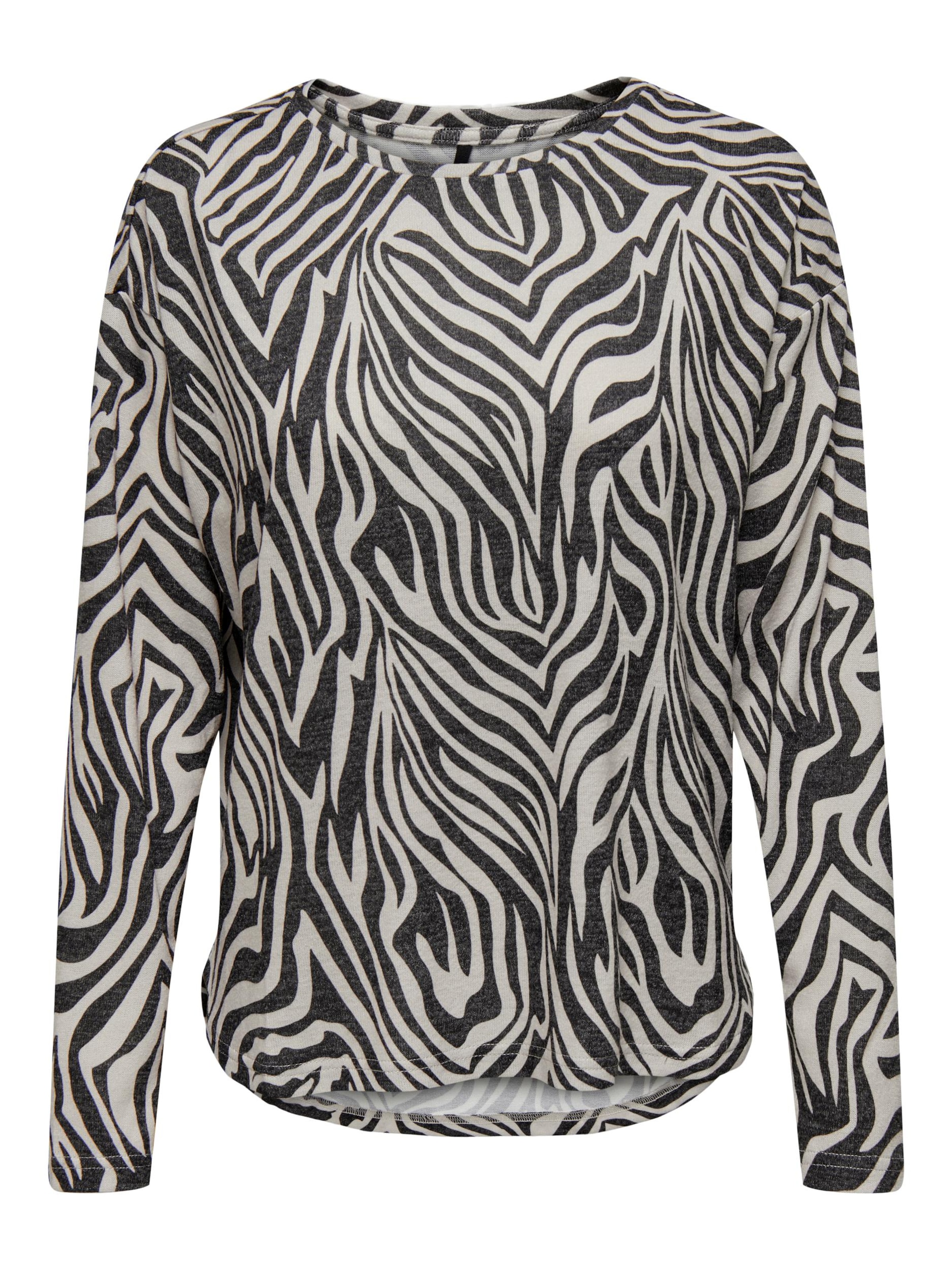 ONLY Футболка 'TURIS' в Бежевый / Черный, Обзор товара