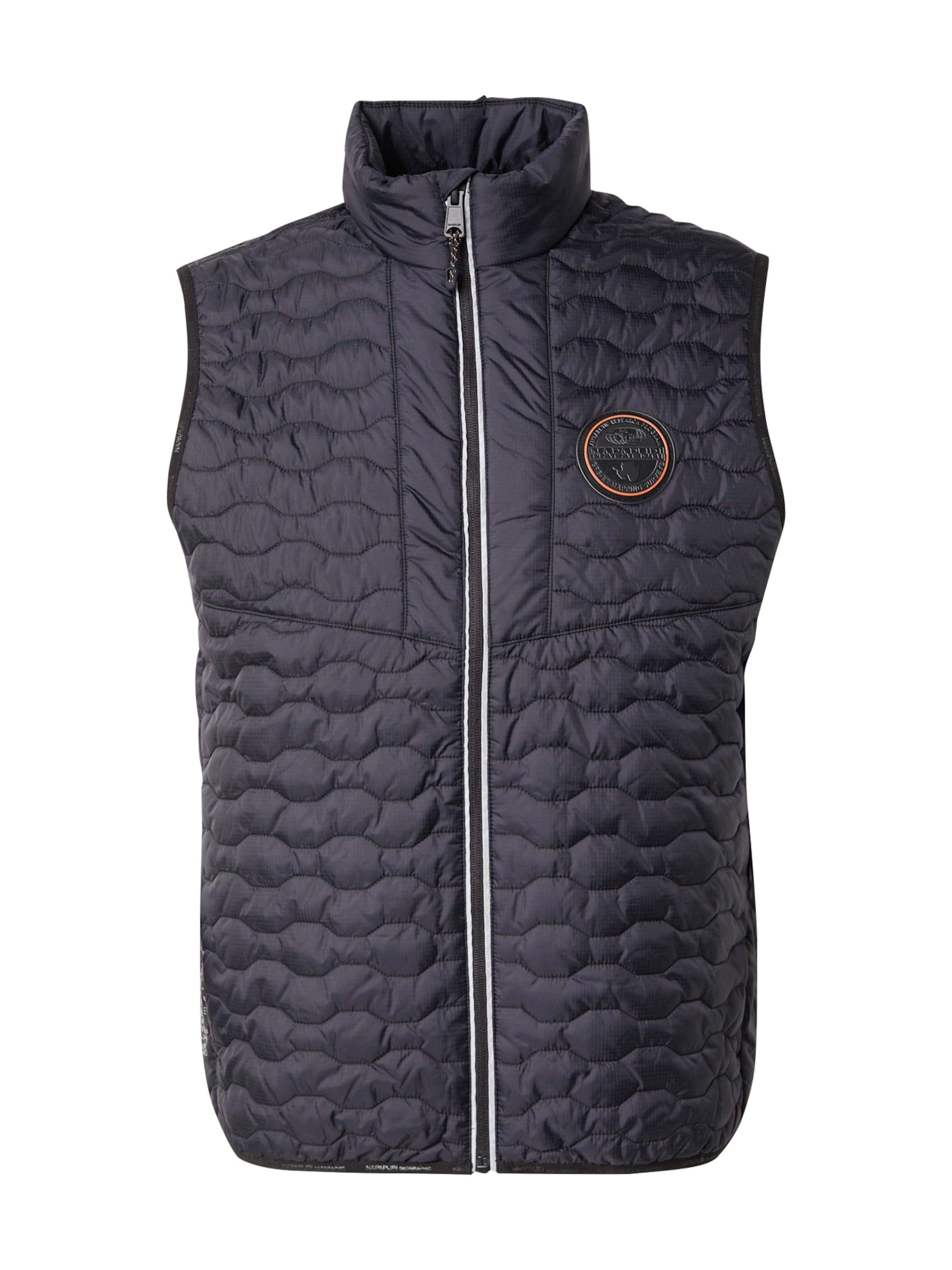 NAPAPIJRI Жилетка 'A-SARINE' в Черный: спереди