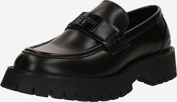 juoda GUESS Loaferai 'GORIZIA': priekis