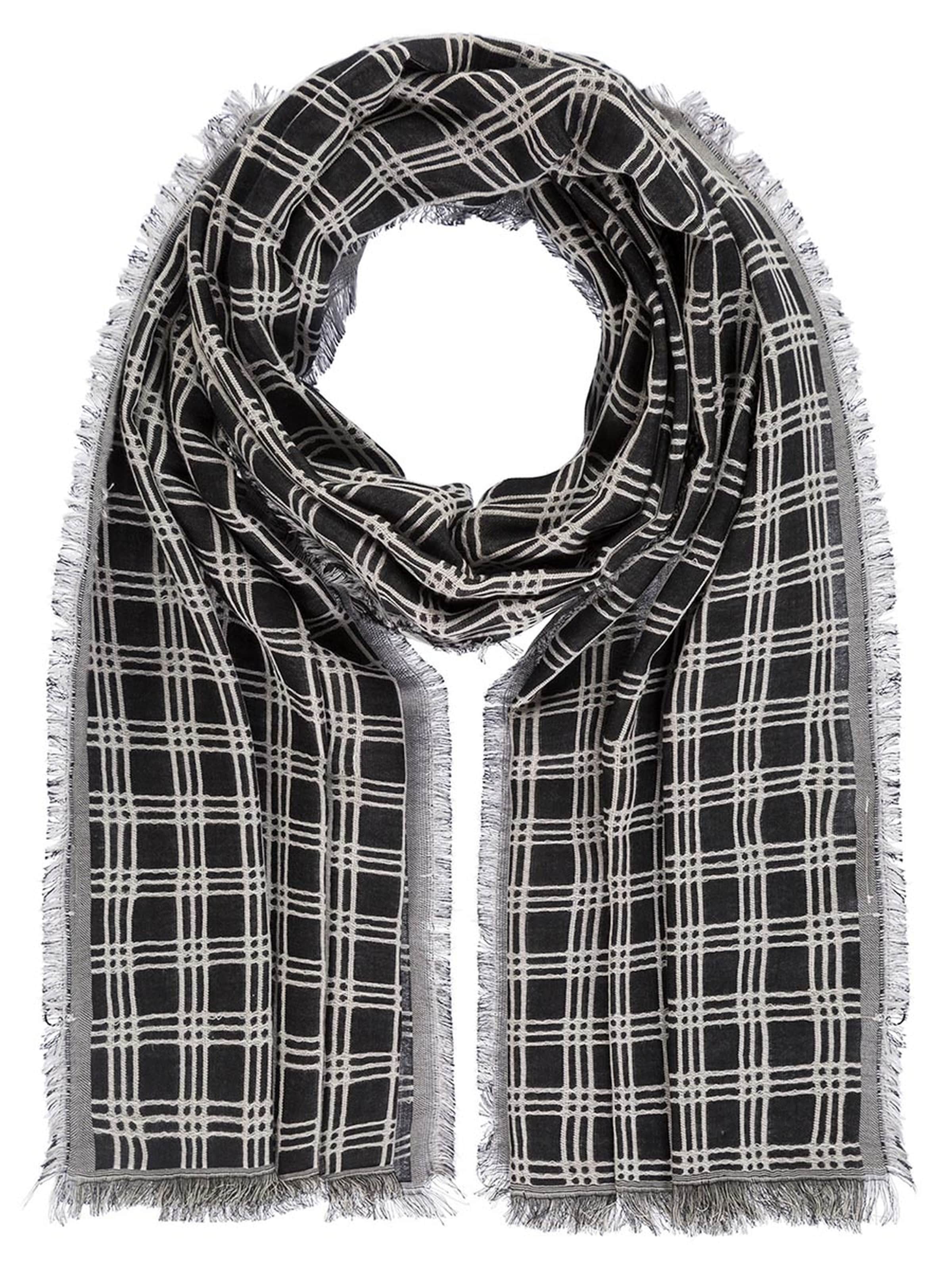 Passigatti Wrap 'Karoschal' in Black: front