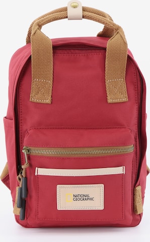 National Geographic Backpack 'Legend' in Red: front