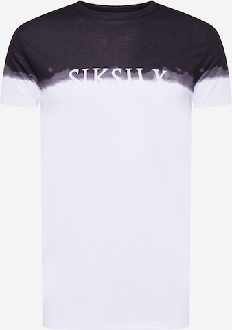 SikSilk Tričko - Čierna: predná strana