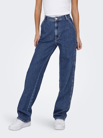 ONLY Wide leg Jeans 'West' in Blue: front