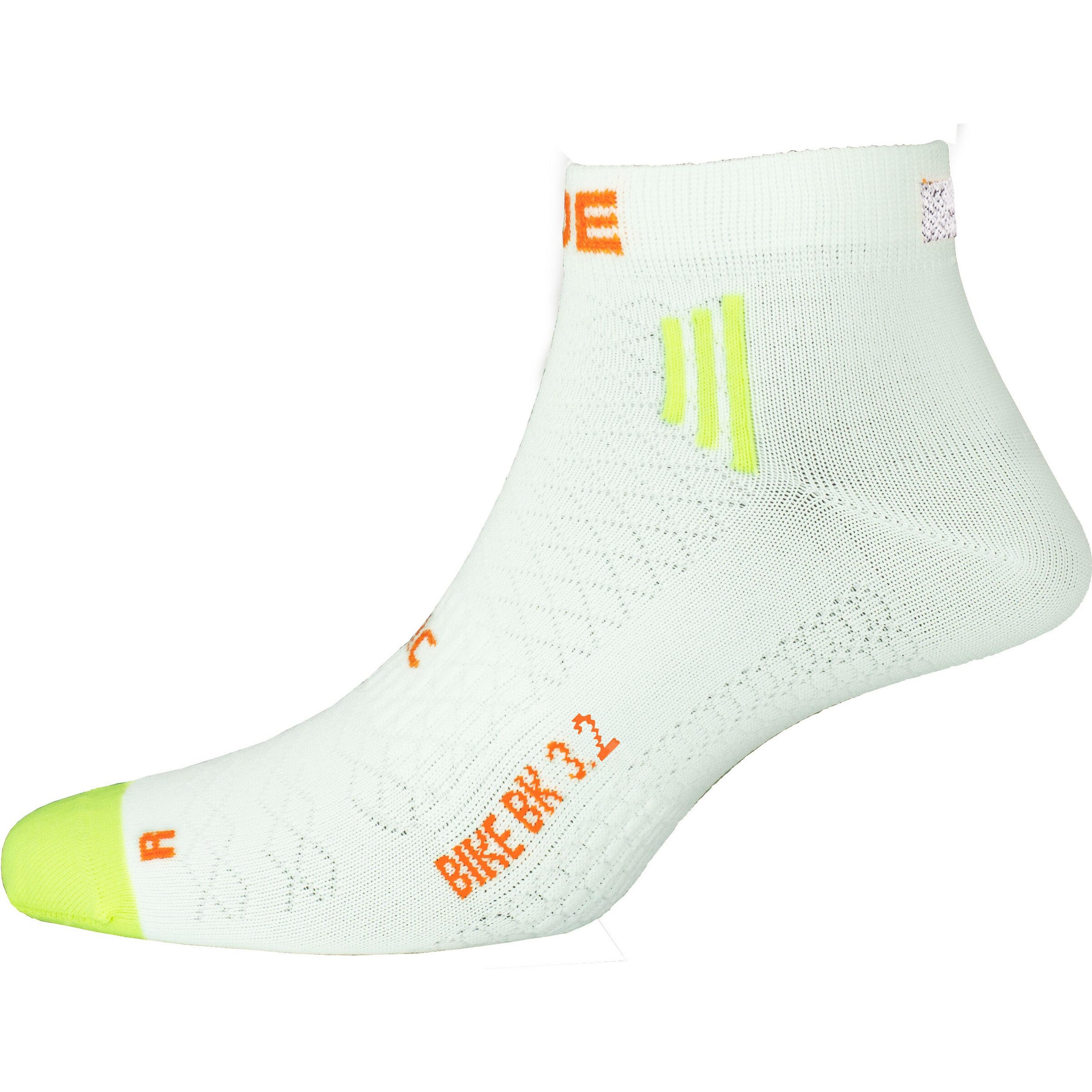 P.A.C. Athletic Socks 'BK 3.2' in White: front