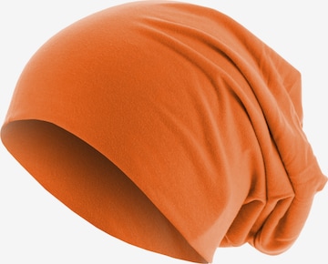 MSTRDS Beanie 'Beanie' in Orange: front