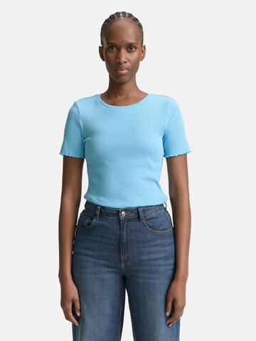 TOM TAILOR DENIM Shirt in Blauw: voorkant